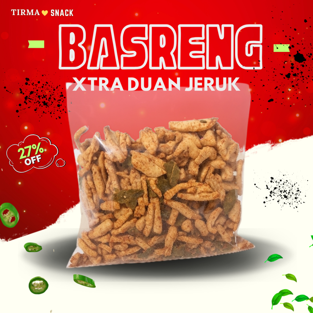 

Basreng Stik Pedas XTRA Daun Jeruk | Gurih, Renyah, dan Empuk
