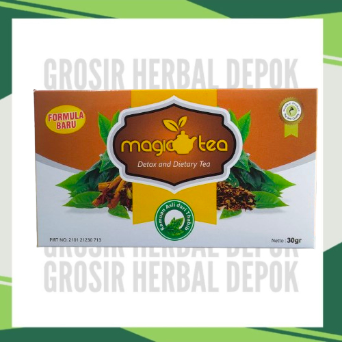

MAGIC TEA 30gr - DETOX AND DIETARY TEA Formula Baru - Ramuan Herbal Alami
