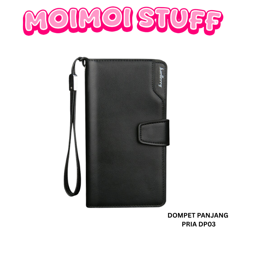 MM - DOMPET PANJANG PRIA DP03 DOMPET PRIA KULIT RESLETING DOMPET LIPAT PRIA KAPASITAS BESAR FREE TAL