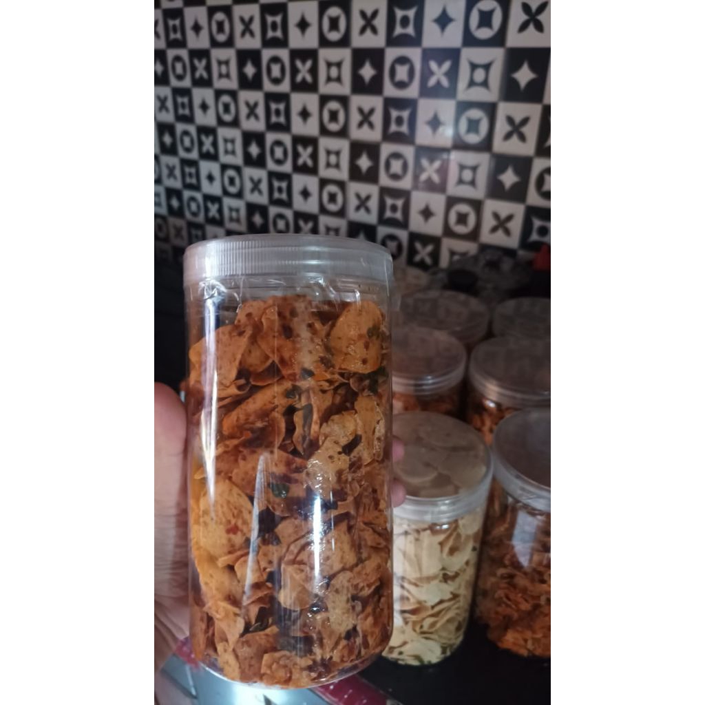 

Basreng Pipih Pedas Daun Jeruk Toples 250gr