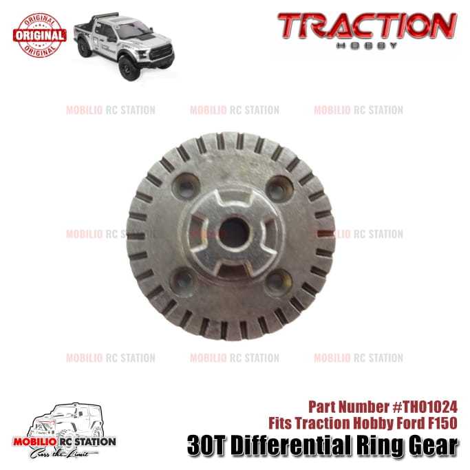 Traction Hobby Part #TH01024 30T Differential Ring Gear RC 1/8 Ford Raptor F150