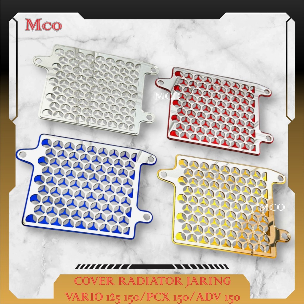 COVER RADIATOR JARING VARIO125/150 ADV150 PCX150 FREE BAUT PNP TINGGAL DIPASANG TUTUP RADIATOR JARIN
