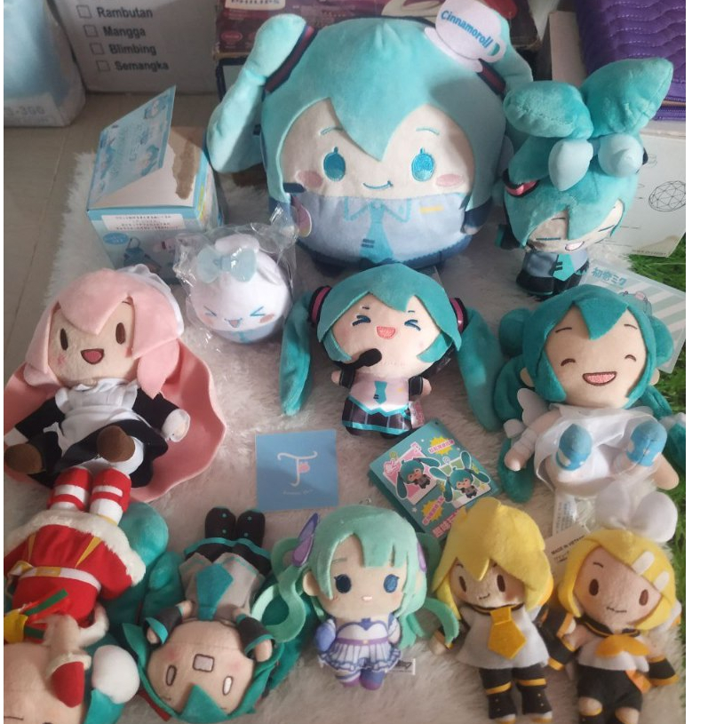 {Baca Deskripsi} Boneka ganci Hatsune Miku, vocaloid