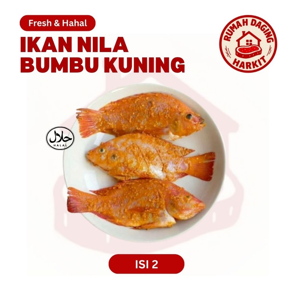 

Ikan Nila Bumbu Kuning Fresh 500gr Kab Tangerang