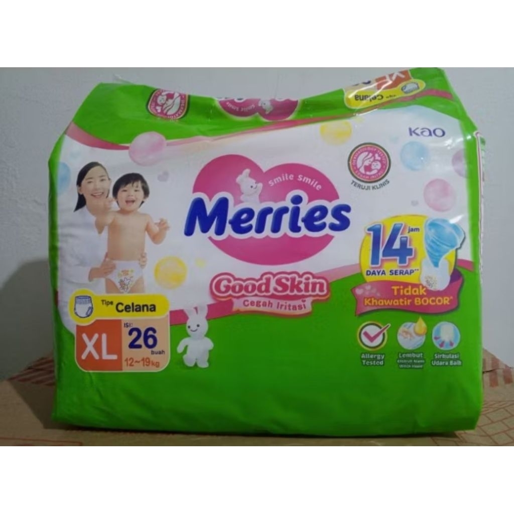 Popok Merries XL/Pampers Merries XL 26