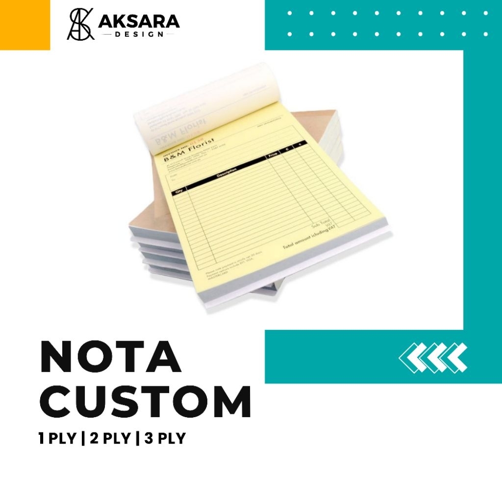 

Nota Custom ¼ F4 Free Desain