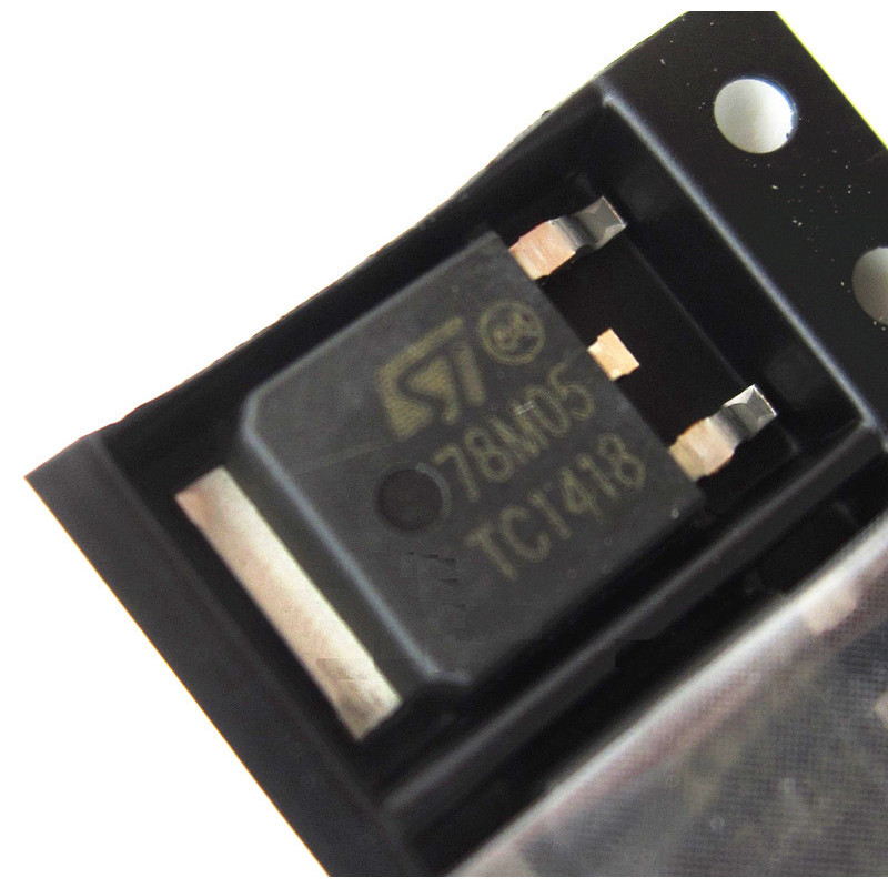 78M05 IC Chip Voltage REGULATOR SMD 7805 5V TO252 DPACK D-PACK Komponen Elektronik DIY PCB