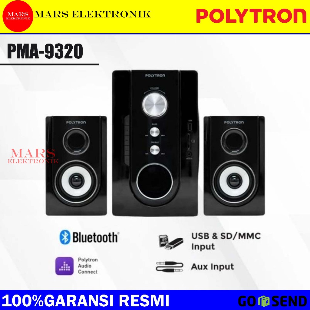 SPEAKER POLYTRON MULTIMEDIA BLUETOOTH PMA-9320 POLYTRON SPEAKER PMA 9320 - READY