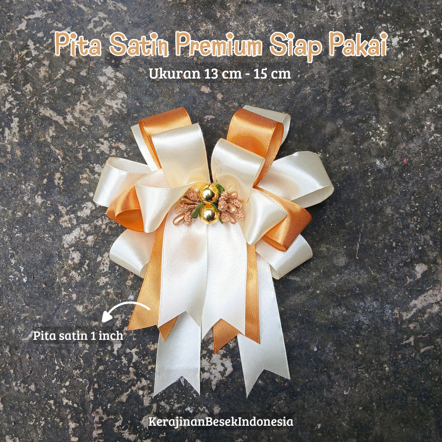 

READY STOCK PITA JADI HIASAN PITA SATIN BUNGA TEMPEL SIAP PAKAI FREE LEM KADO HAMPERS SESERAHAN PARSEL HANTARAN PERNIKAHAN MURAH