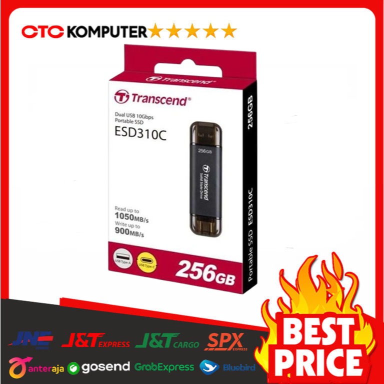Transcend ESD310C 256GB Portable SSD