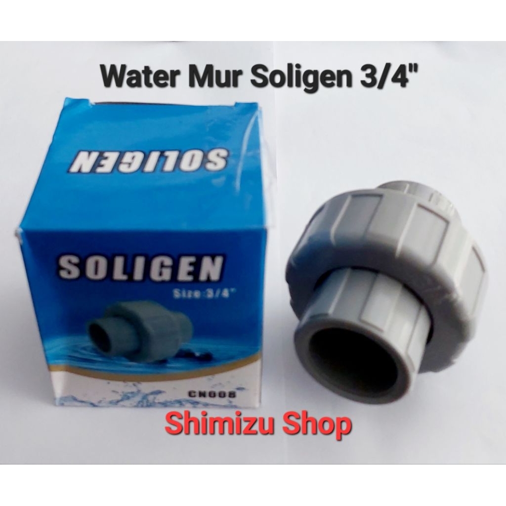 Water Mur Pompa Air PVC Soligen 3/4"