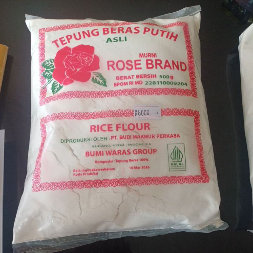 

Rose Brand tepung beras 500 gr