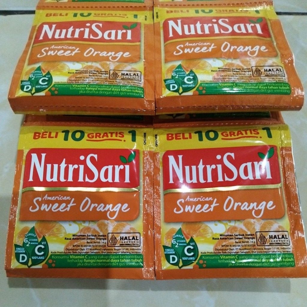 

Nutrisari Sweet Orange 1 sachet