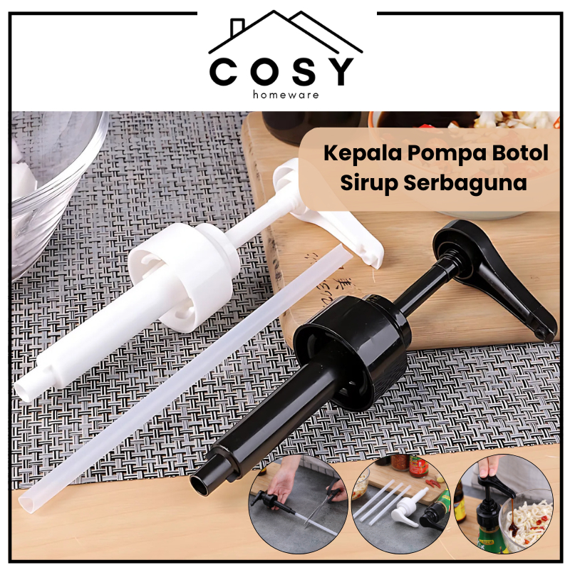 COSY Kepala Pompa Botol Sirup / Syrup Pump / Pompa Sirup Kecap Dispenser Multifungsi