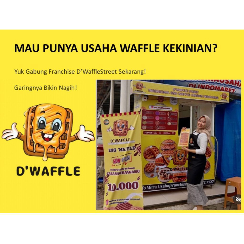 

Paket Usaha Kemitraan Waffle Street (Paket Gold)