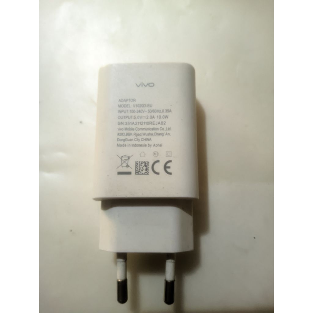 kepala charger vivo ori copotan