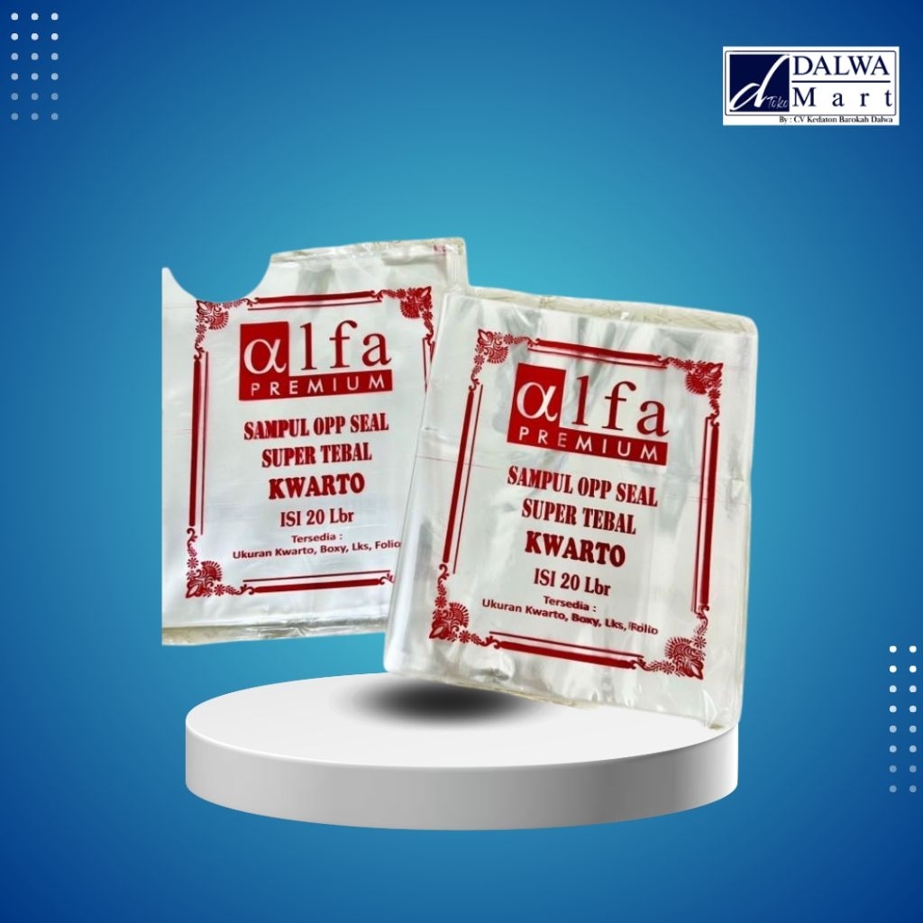 

Sampul Plastik Alfa Premium Isi 20