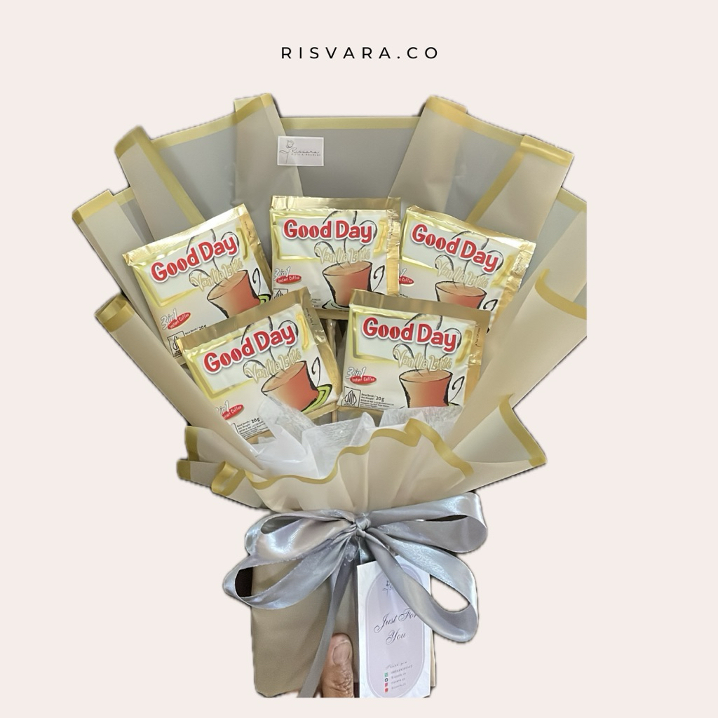 

READY Buket kopi/Buket kosongan gooday/Buket kosongan /Free Packing/ Sudah dapat kopi/ Free request