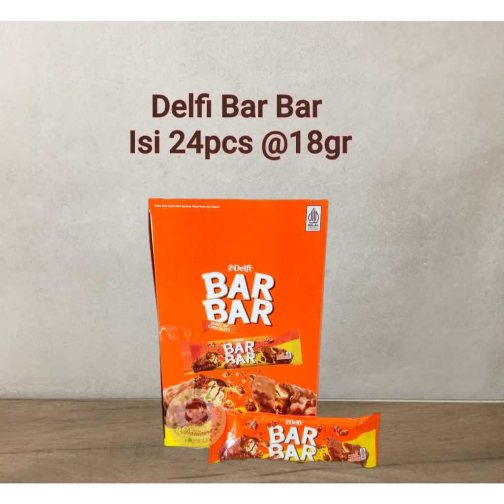 

Delfi bar bar 18 gr sekotak isi 24 pcs , bar bar share pack ( SCP )