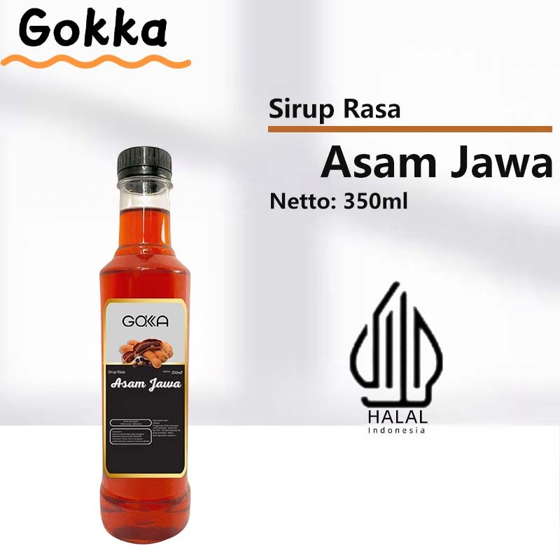 

Gokka Asam Jawa Sirup Minuman 350ml - Asam Jawa Flavor Syrup / Sirup Asam Jawa