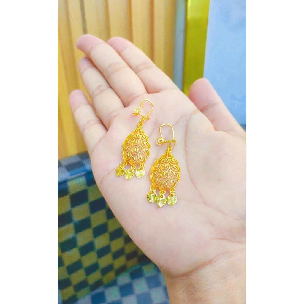 Ayrahaccesories anting cantik model emas