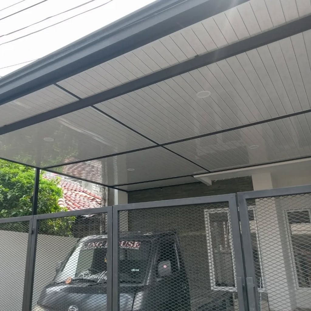 kanopi outdoor model plafon pvc minimalis