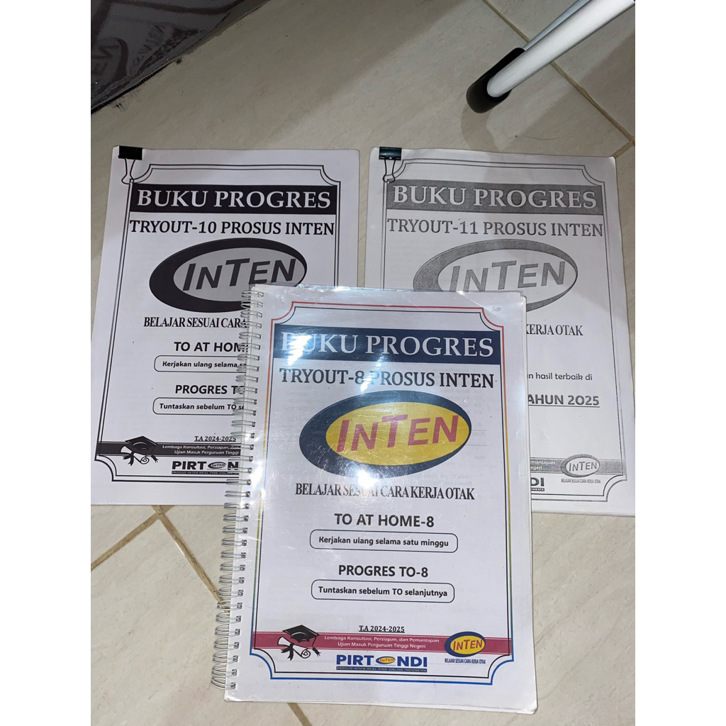 BUKU PROGRESS INTEN