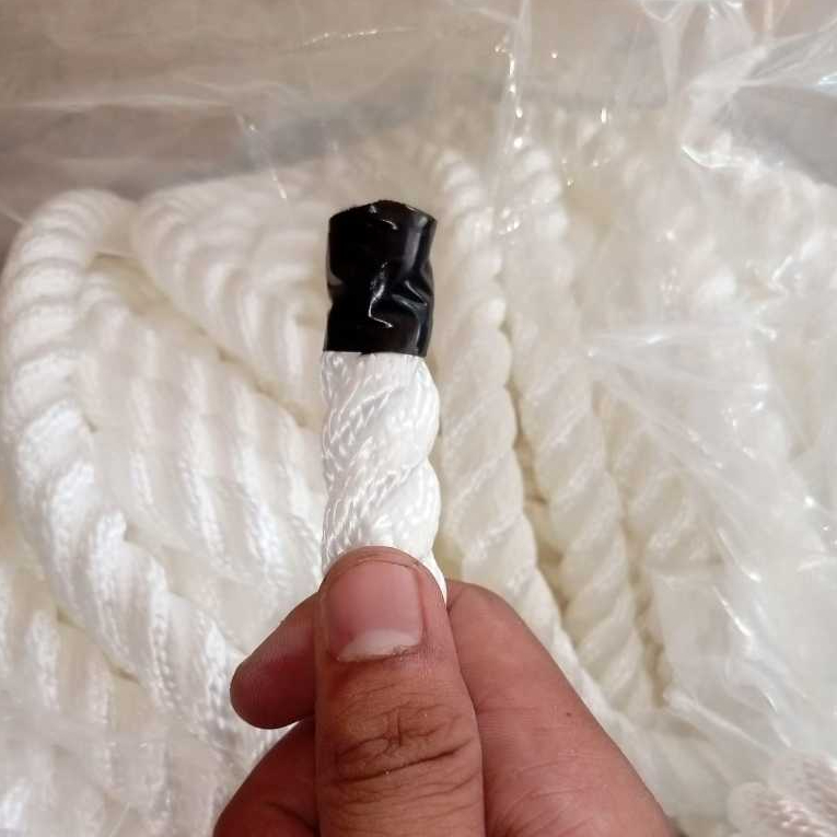 

1 Roll Tali Tambang 16mm Nylon Putih Nilon Rope Panjang -+220 Meter