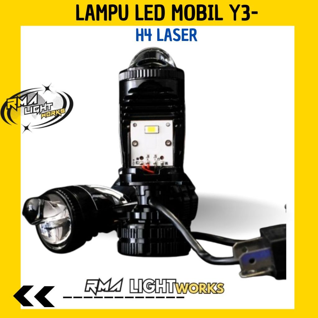 Lampu LED Mobil Y3-H4 Laser