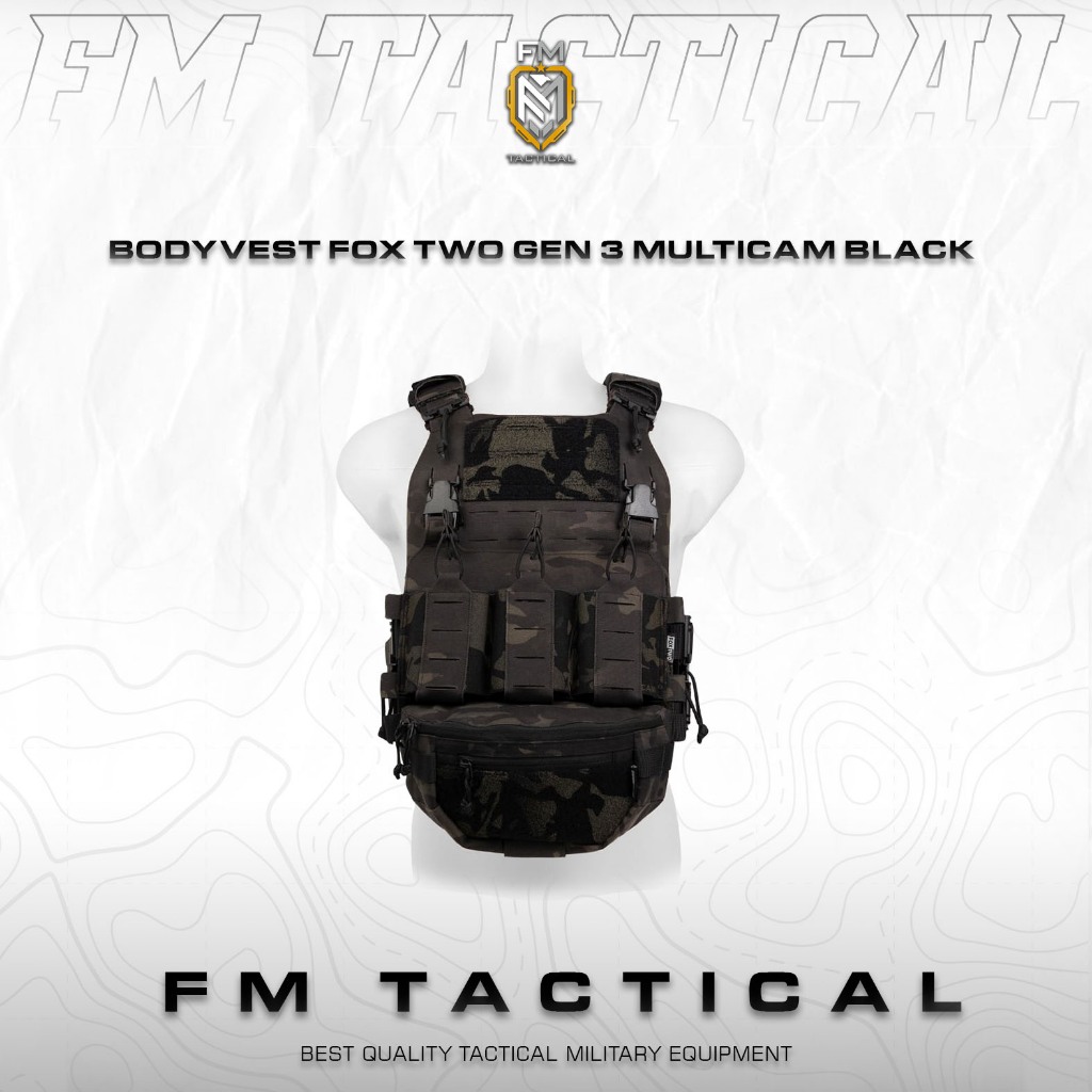 Bodyvest Fox Two Gen 3 Multicam Black