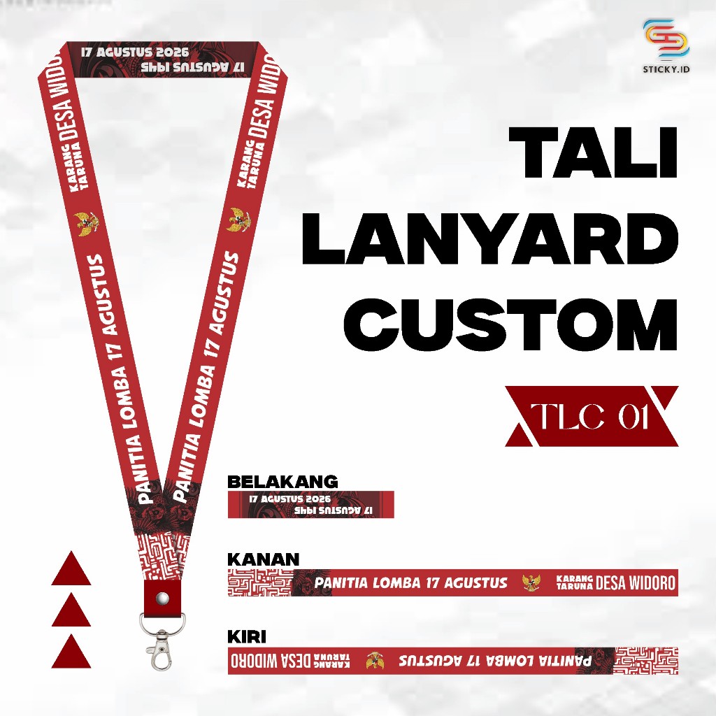 

TALI LANYARD CUSTOM - LANYARD NAME TAG MURAH - LANYARD ID CARD
