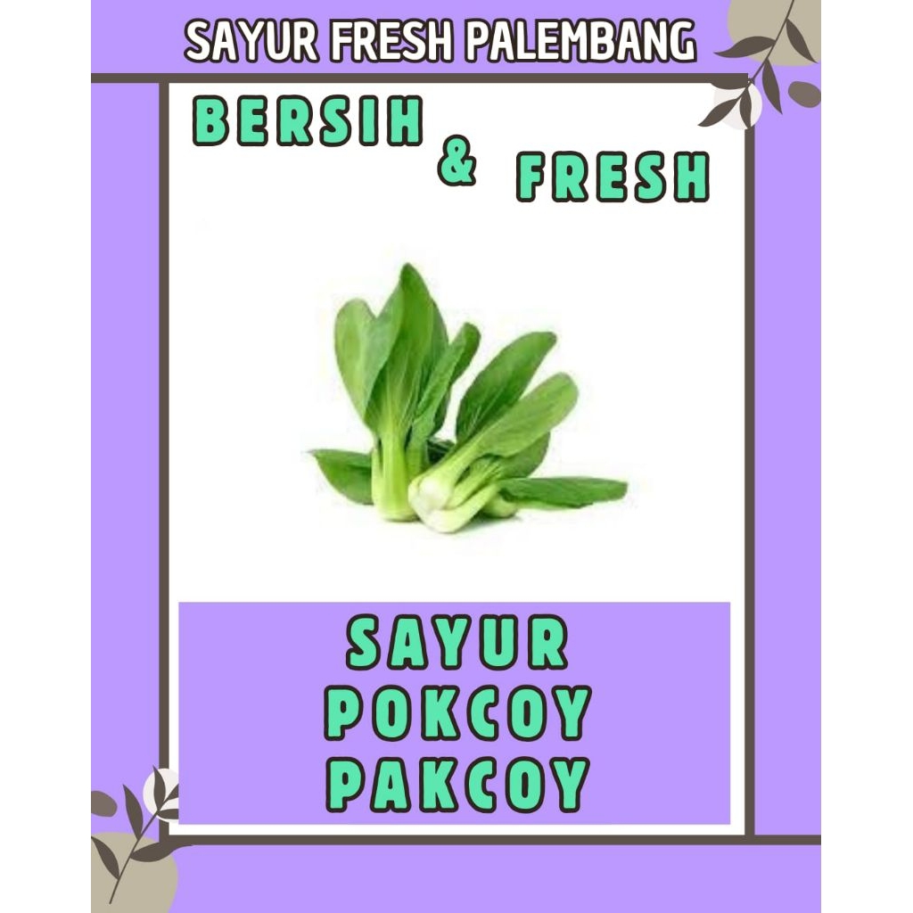 

SAYUR PAKCOY / POKCOY PER IKAT - INSTAN PALEMBANG