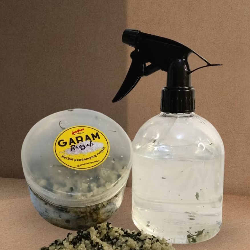 

garam herbal Bidara dan botol semprot