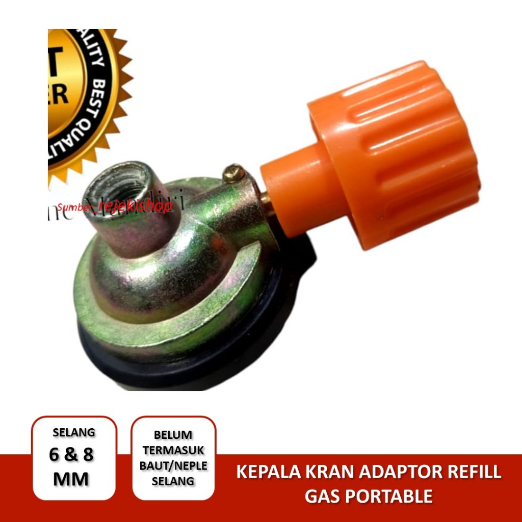 Kran | Keran Untuk Refil isi Ulang Gas Kaleng Gas Portabel