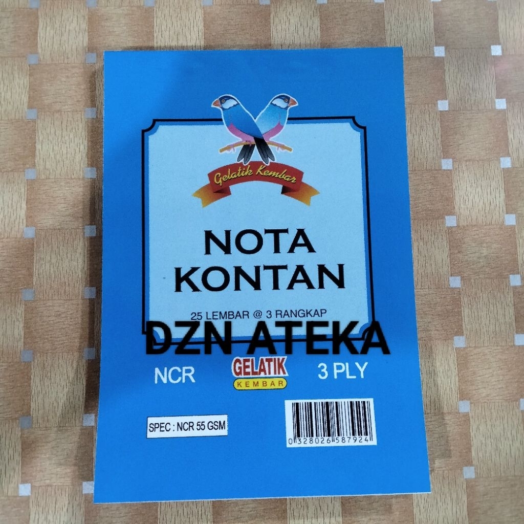 

Nota Kecil 3 PLY Gelatik
