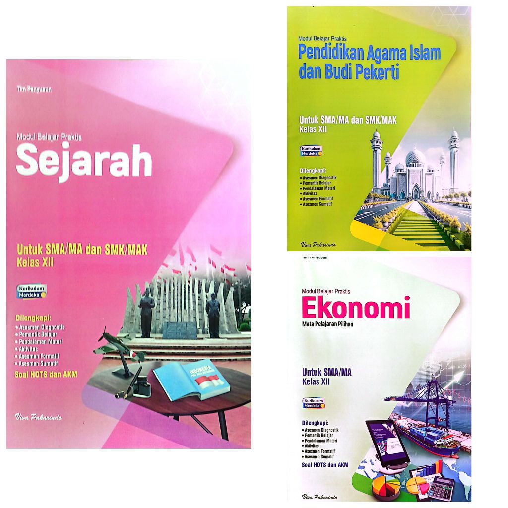 BUKU LKS VIVA PAKARINDO SMA SMK SEJARAH PAIBP EKONOMI KELAS 12 IX SEMESTER 1 DAN 2 SETAHUNAN KURIKUL