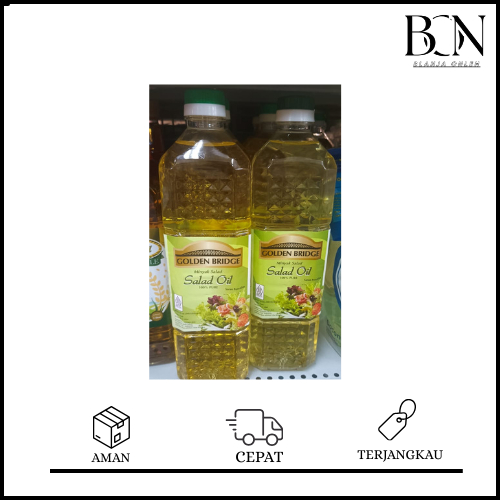 

MINYAK KEDELAI GOLDEN BRIDGE SALAD OIL 1 LITER