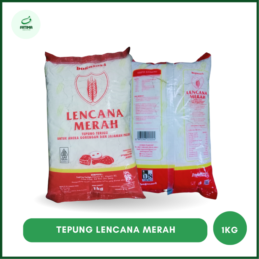 

Tepung Lencana Merah kemasan 1kg