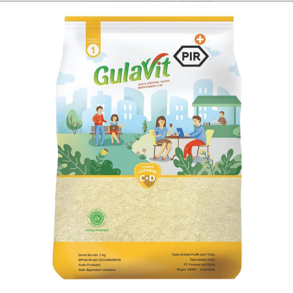 

GulaVit Gula Kristal Putih Bervitamin C & D 1 kg