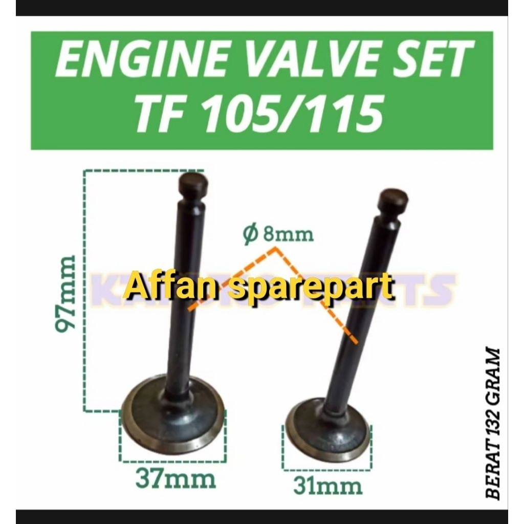 TF 105 KLEP UNTUK MESIN DIESEL YANMAR ( 10.5 PK )