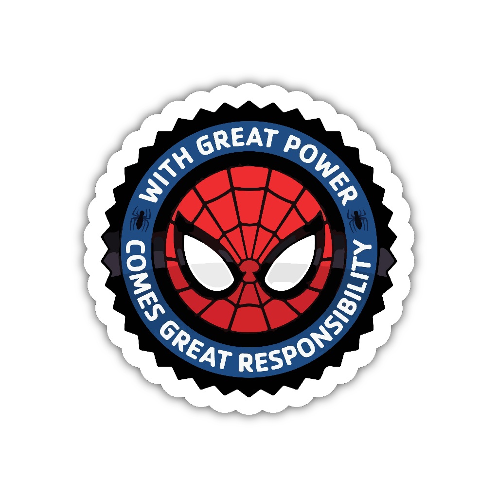 

ZV150 sticker spidermannnnn karakter kartun anime aesthetic, stiker vinyl satuan