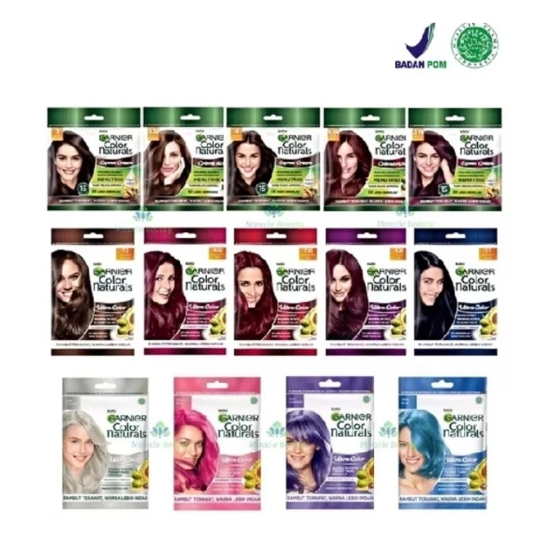 GARNIER CAT RAMBUT | PEWARNA RAMBUT | GARNIER COLOR HAIR