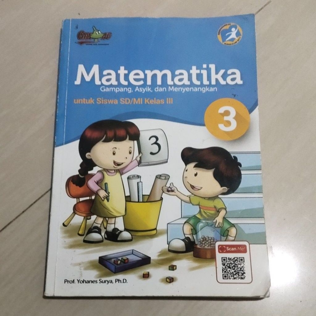 BUKU ORI BUKU MATEMATIKA KELAS 3 SD PENERBIT GASING BERDASARKAN KURIKULUM 2013