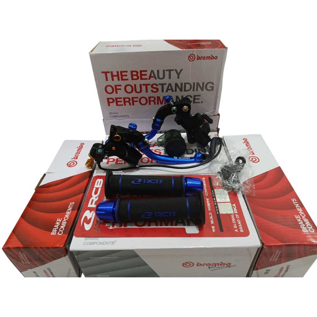 PAKET Master Rem Accosato plus rcb plus jalu cnc plus gas spontan S1 Master Rem Radial Tabung Smoke 