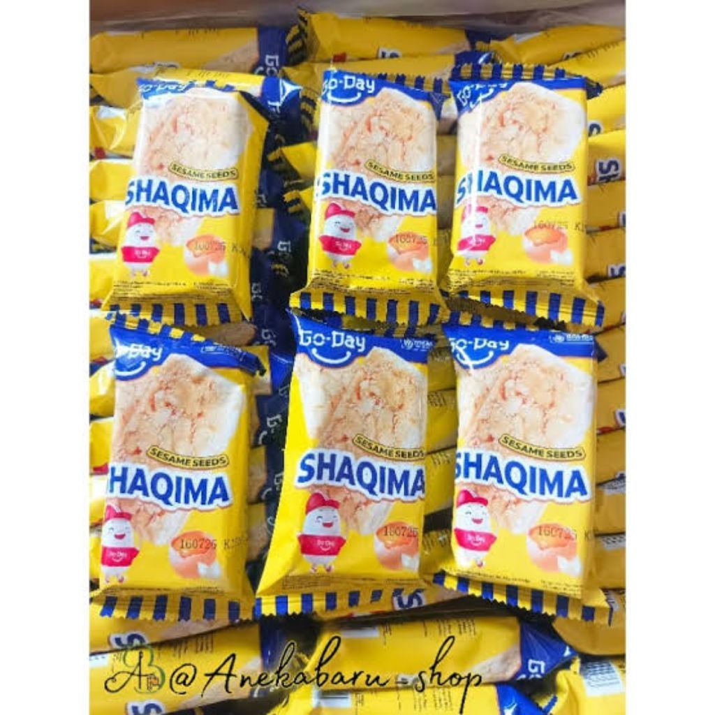 

GO - DAY SHAQIMA, 10 PCS, BERBENTUK BAR DENGAN BIJI WIJEN