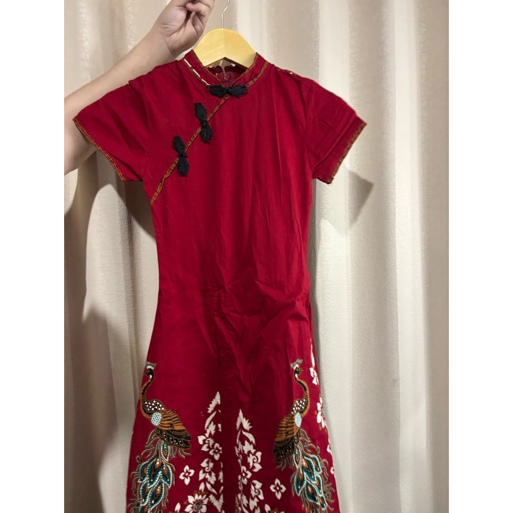preloved - dress cheongsam wanita