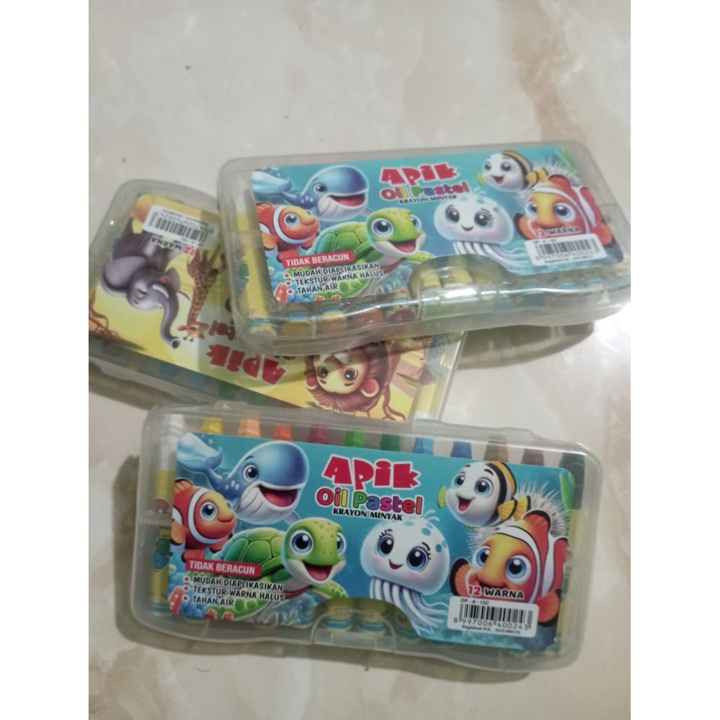 

crayon APIK krayon APIK Oil Pastel krayon minyak APIK isi 12