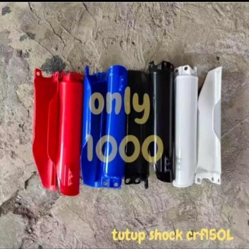 COVER SHOCK CRF 150L 2018 TUTUP SHOCK DEPAN CRF 150L FORK GUARD CRF150L TRAIL SUPERMOTO MOTOCROSS
