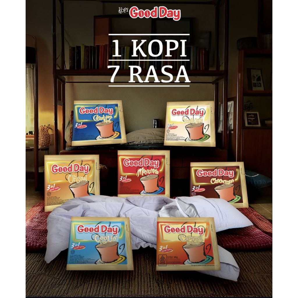 

Good Day Kopi Instan 3In1 10 x 20 gram