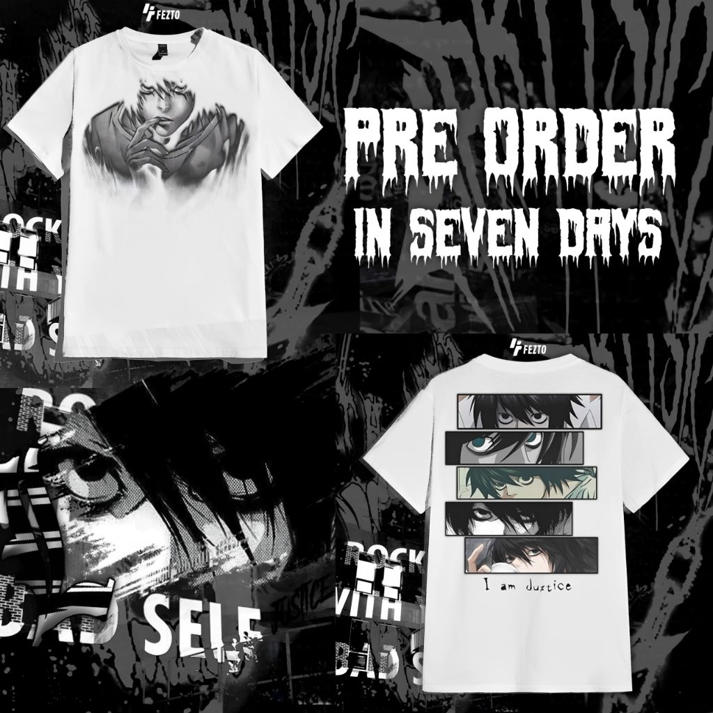 TSHIRT•L.LAWLIET•DEATHNOTE•ALLSIZE